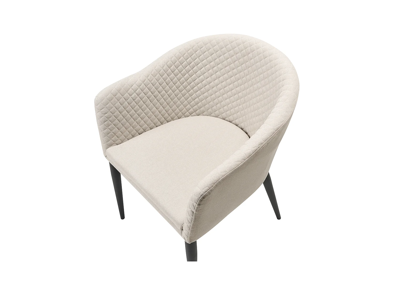 Lot de 2 chaises de jardin TULUNI Tissu Beige