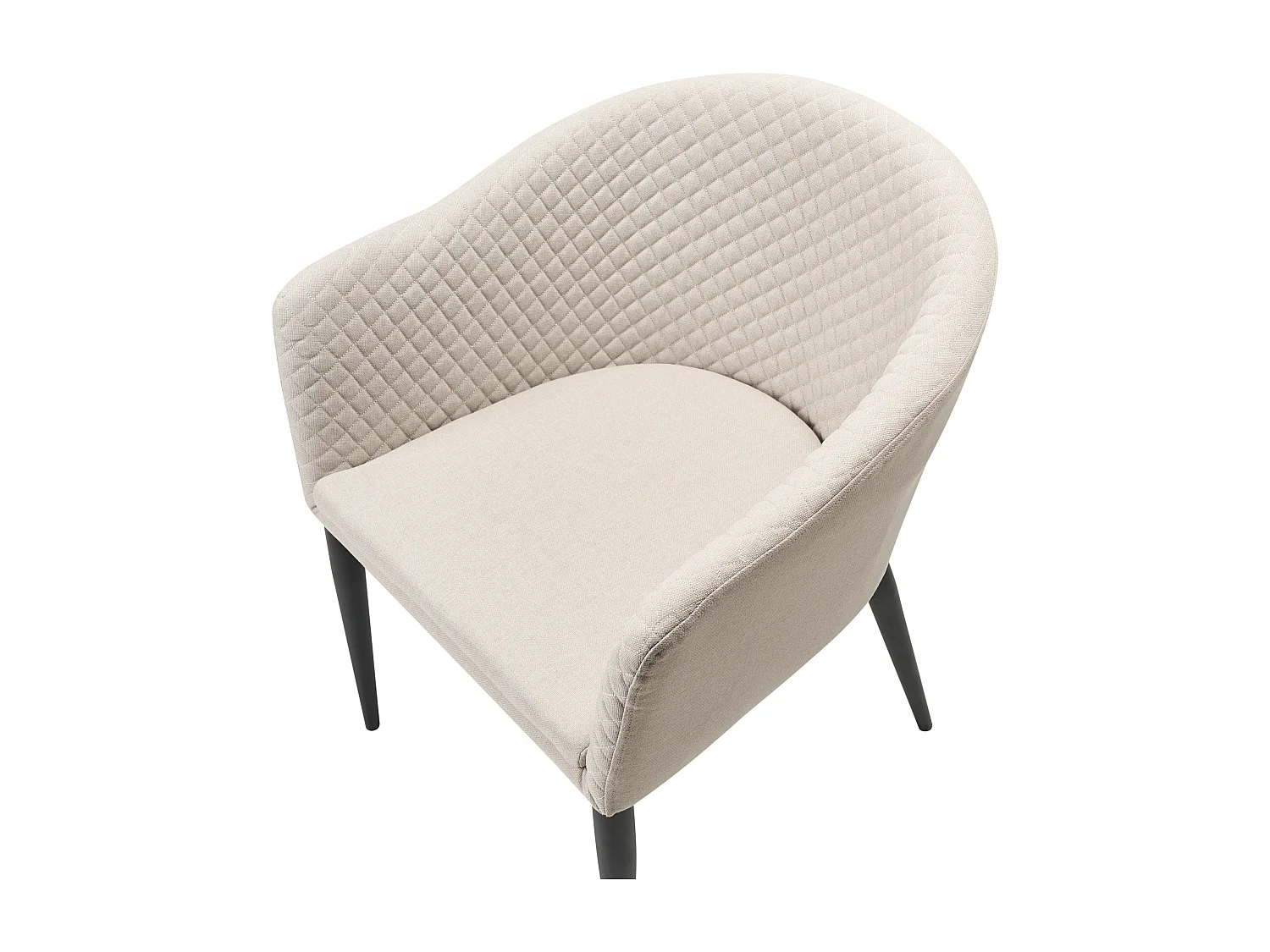 Lot de 2 chaises de jardin TULUNI Tissu Beige