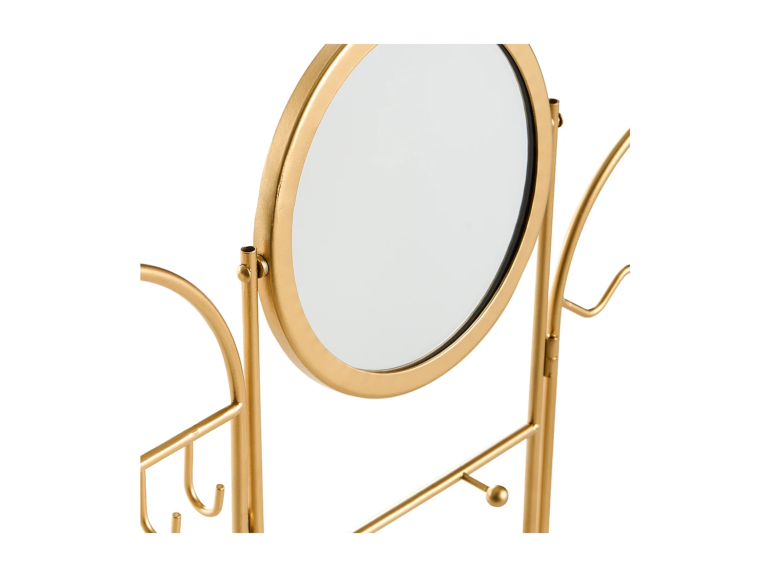 Porte-bijoux avec miroir PIROU Doré