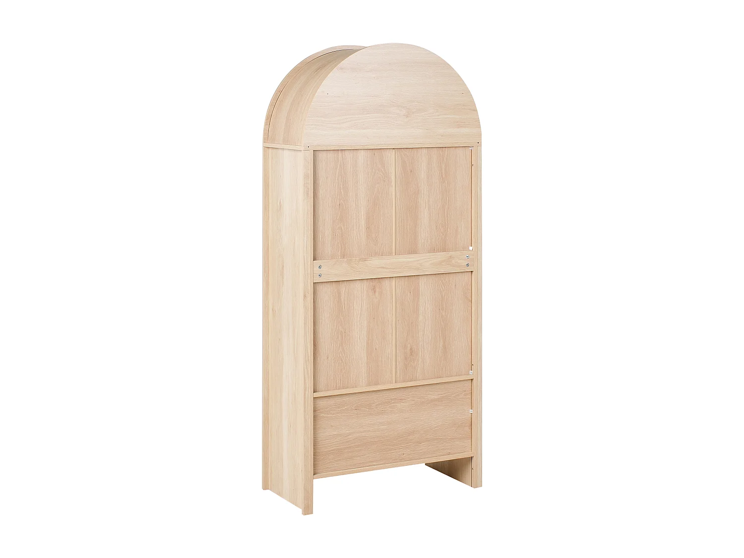 Glass Display Cabinet GLENWOOD 79 cm Light Brown