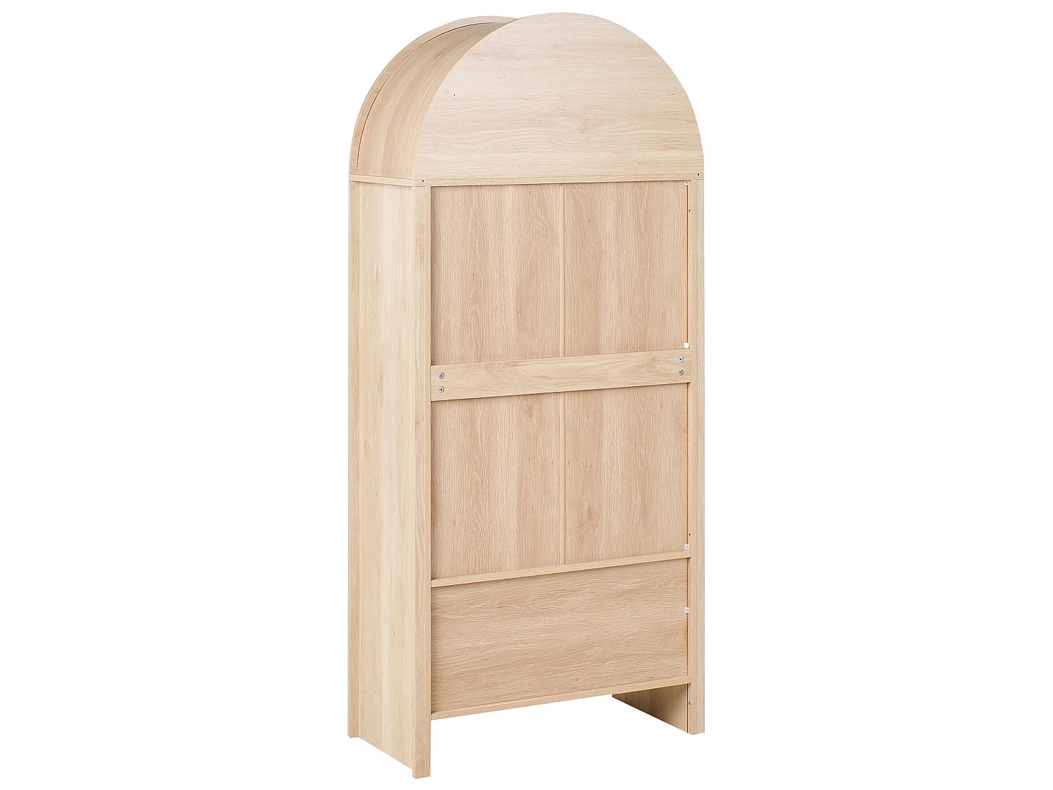 Glass Display Cabinet GLENWOOD 79 cm Light Brown