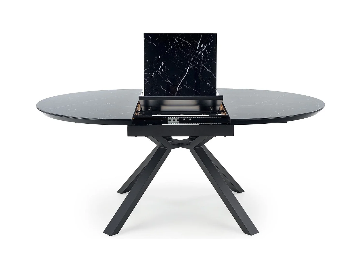 Tavolo da pranzo Vertigo (130x130-180)/Nero