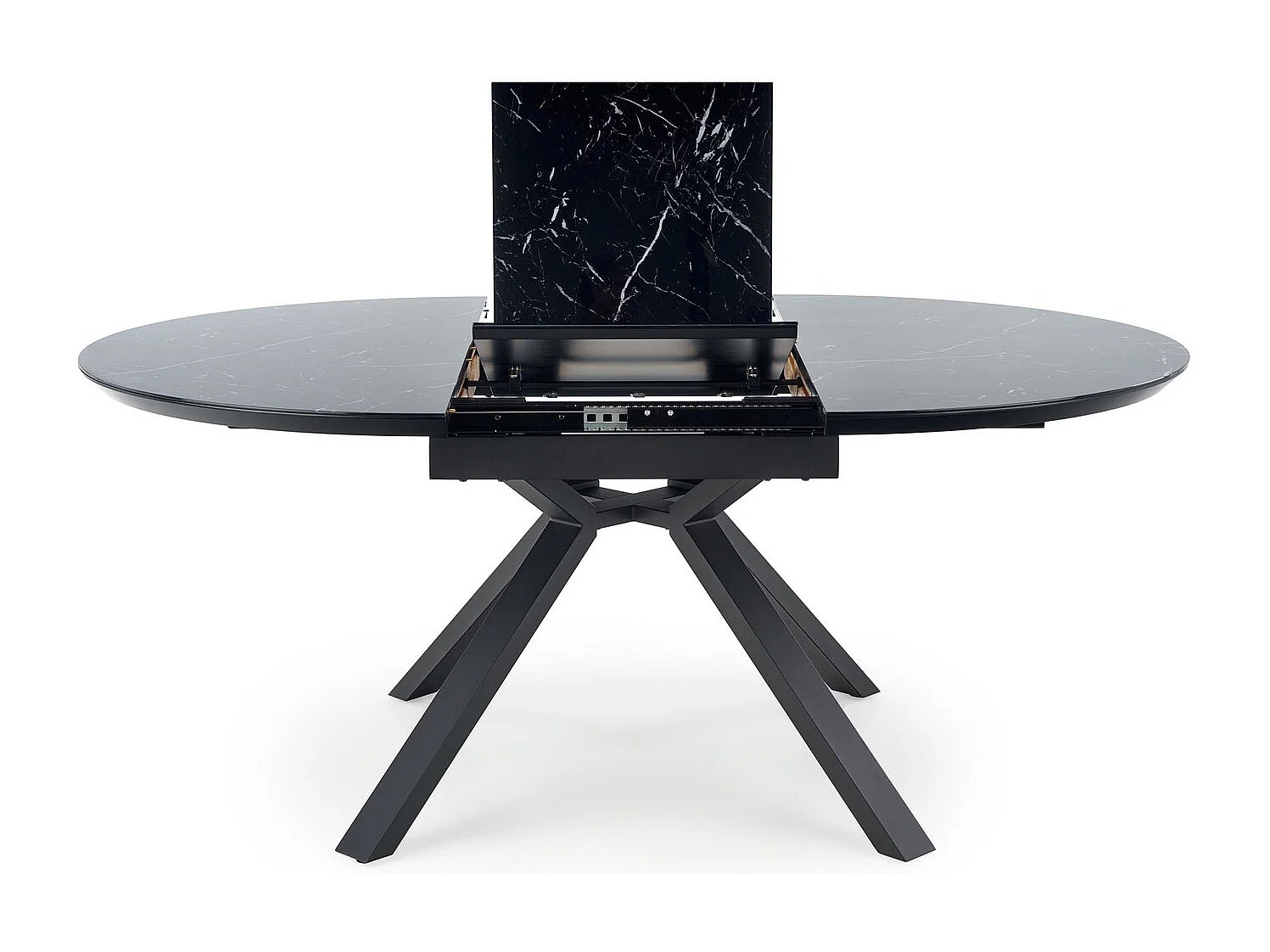 Tavolo da pranzo Vertigo (130x130-180)/Nero