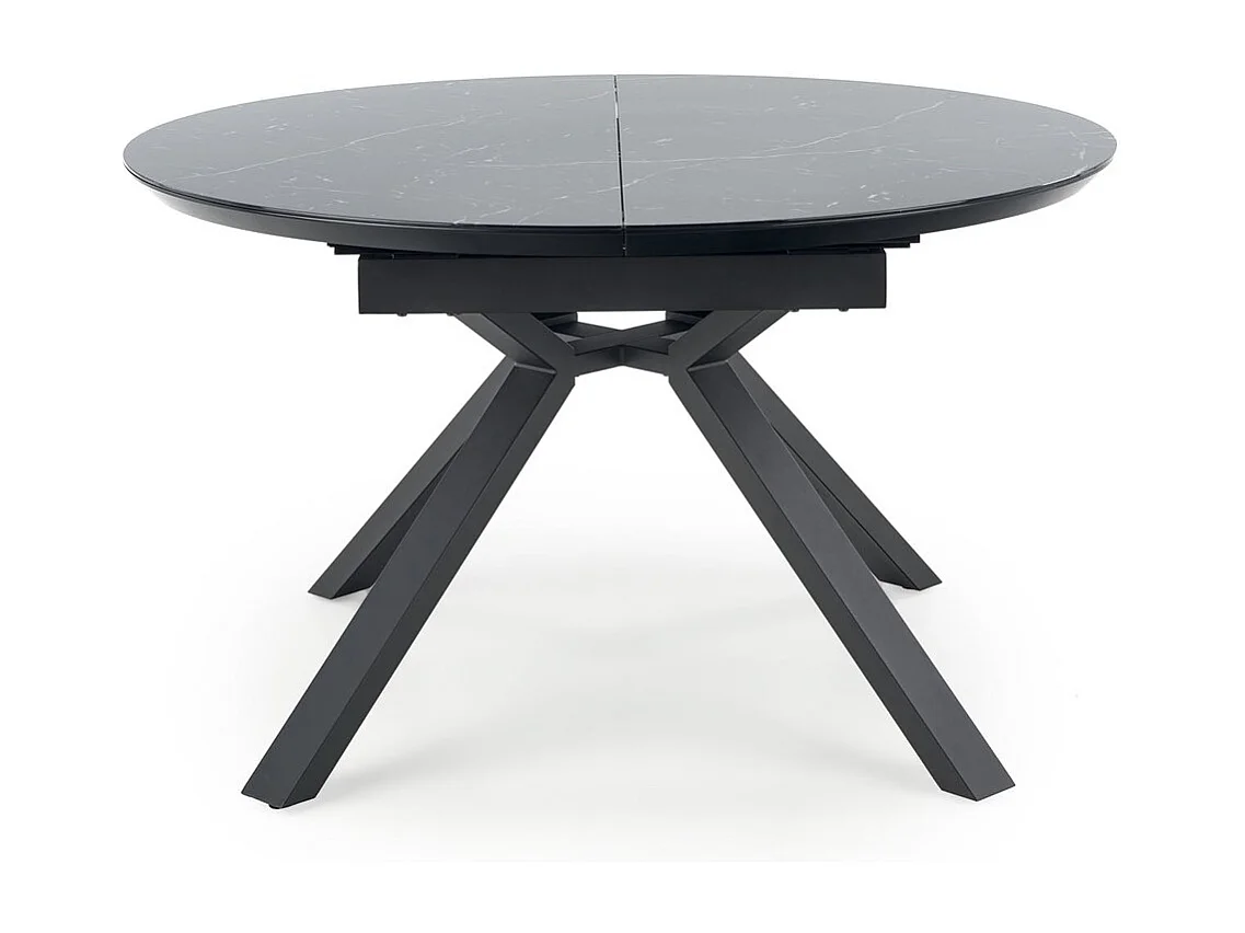 Tavolo da pranzo Vertigo (130x130-180)/Nero