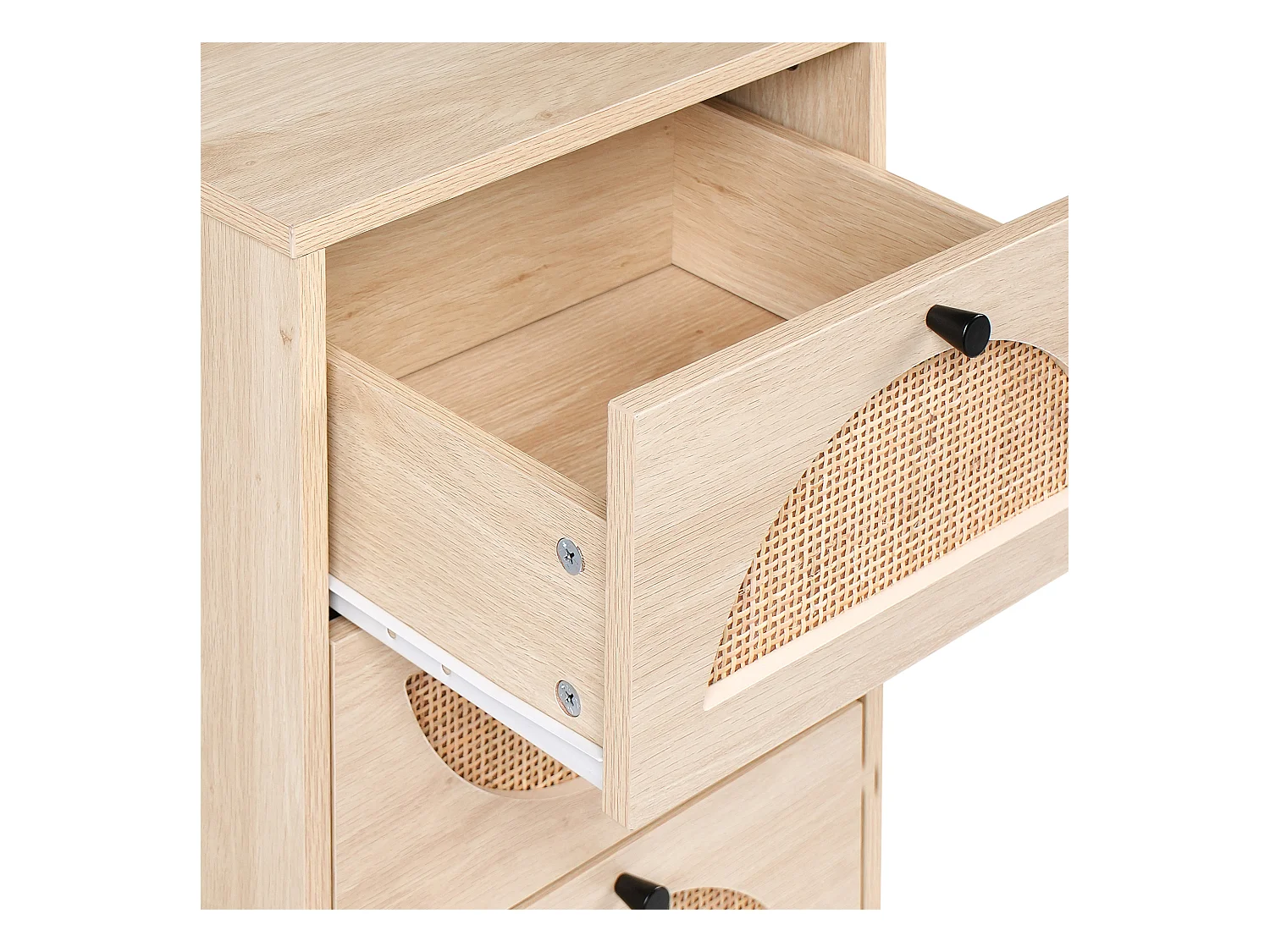 Commode à 4 tiroirs BOTWOOD Marron clair