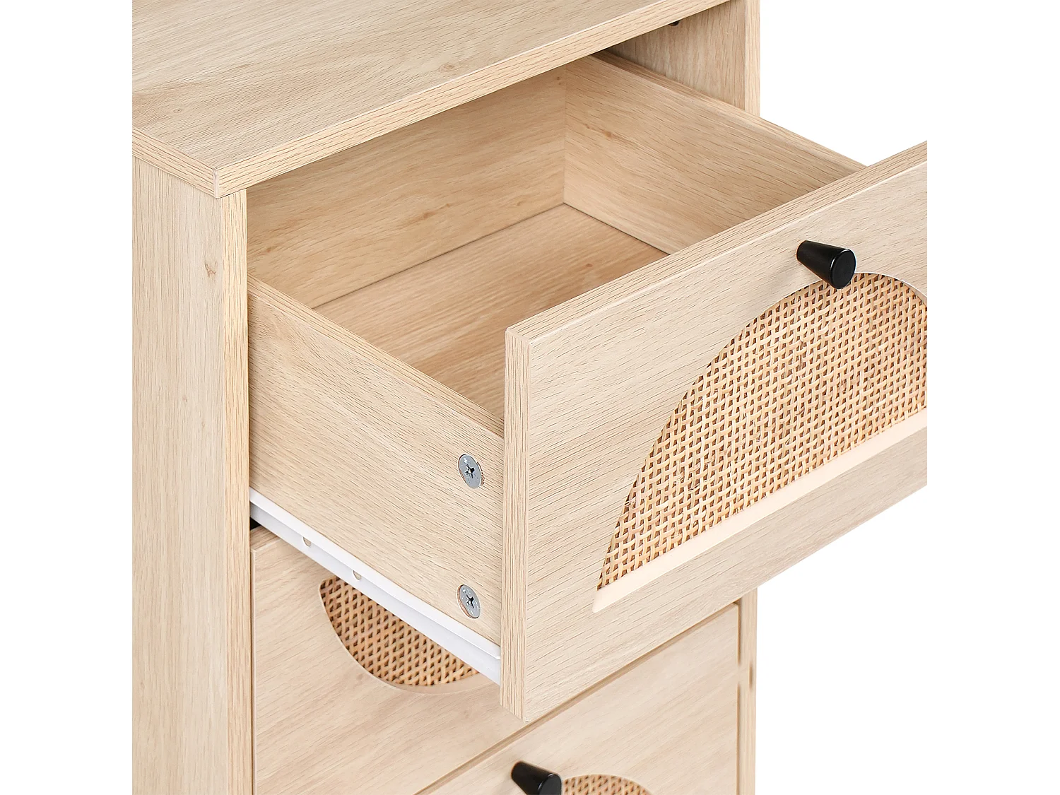 Commode à 4 tiroirs BOTWOOD Marron clair