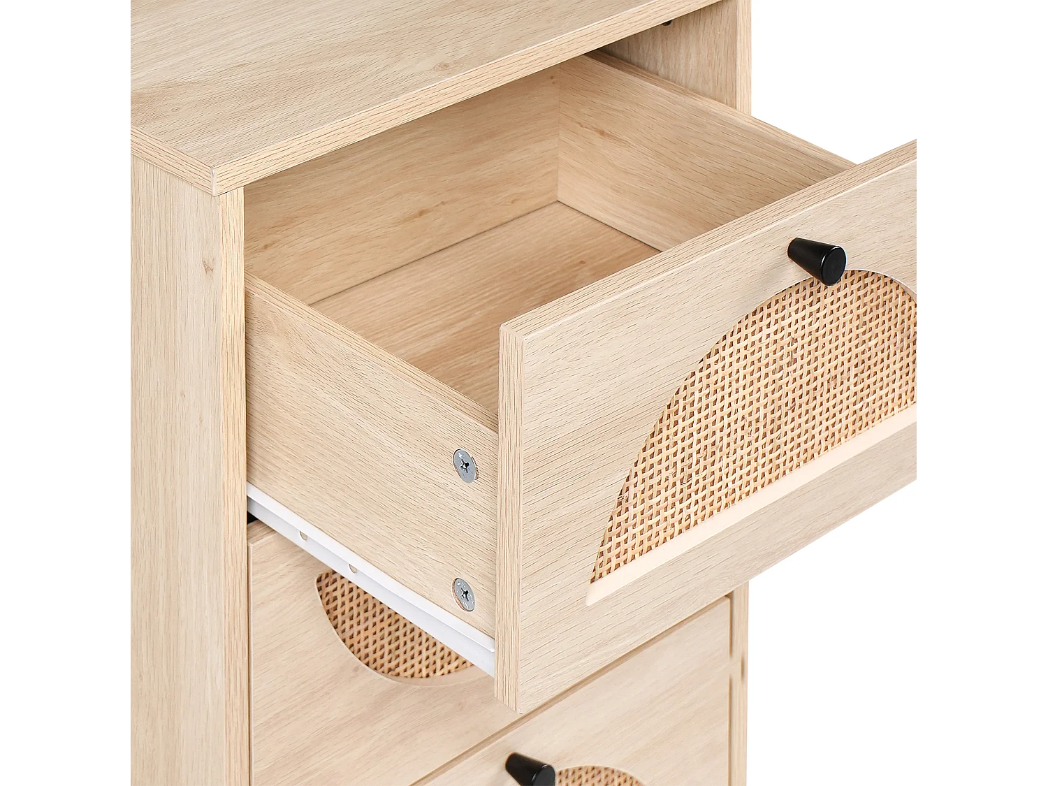 Commode à 4 tiroirs BOTWOOD Marron clair