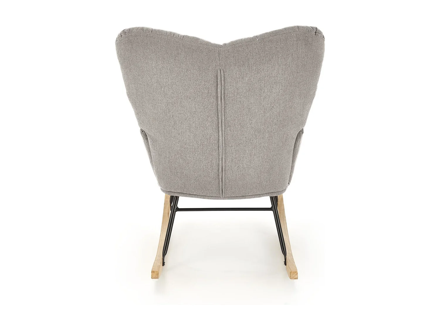 Fauteuil à bascule Vasco / revêtement en tissu / gris