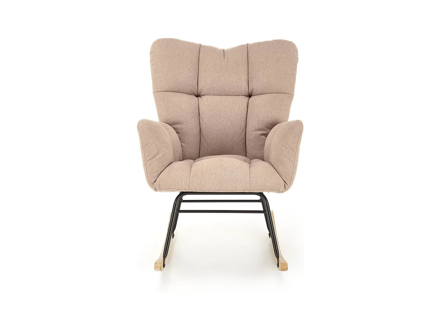 Schaukelstuhl Vasco/Stoffbezug/ Beige