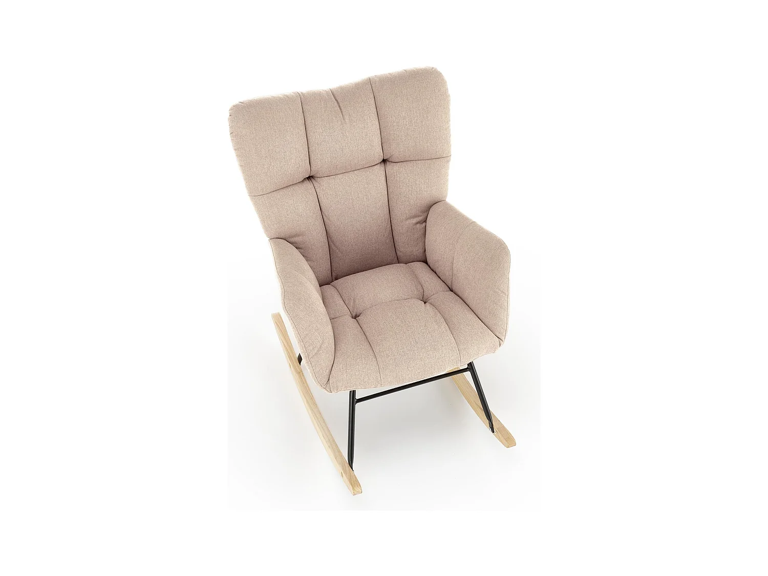 Schaukelstuhl Vasco/Stoffbezug/ Beige