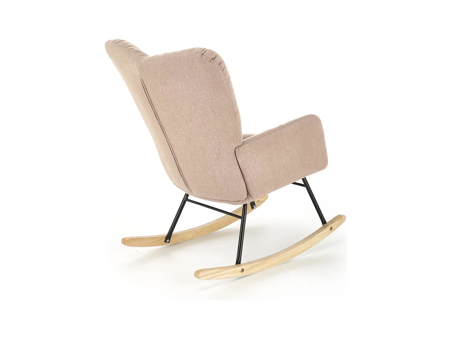 Schaukelstuhl Vasco/Stoffbezug/ Beige