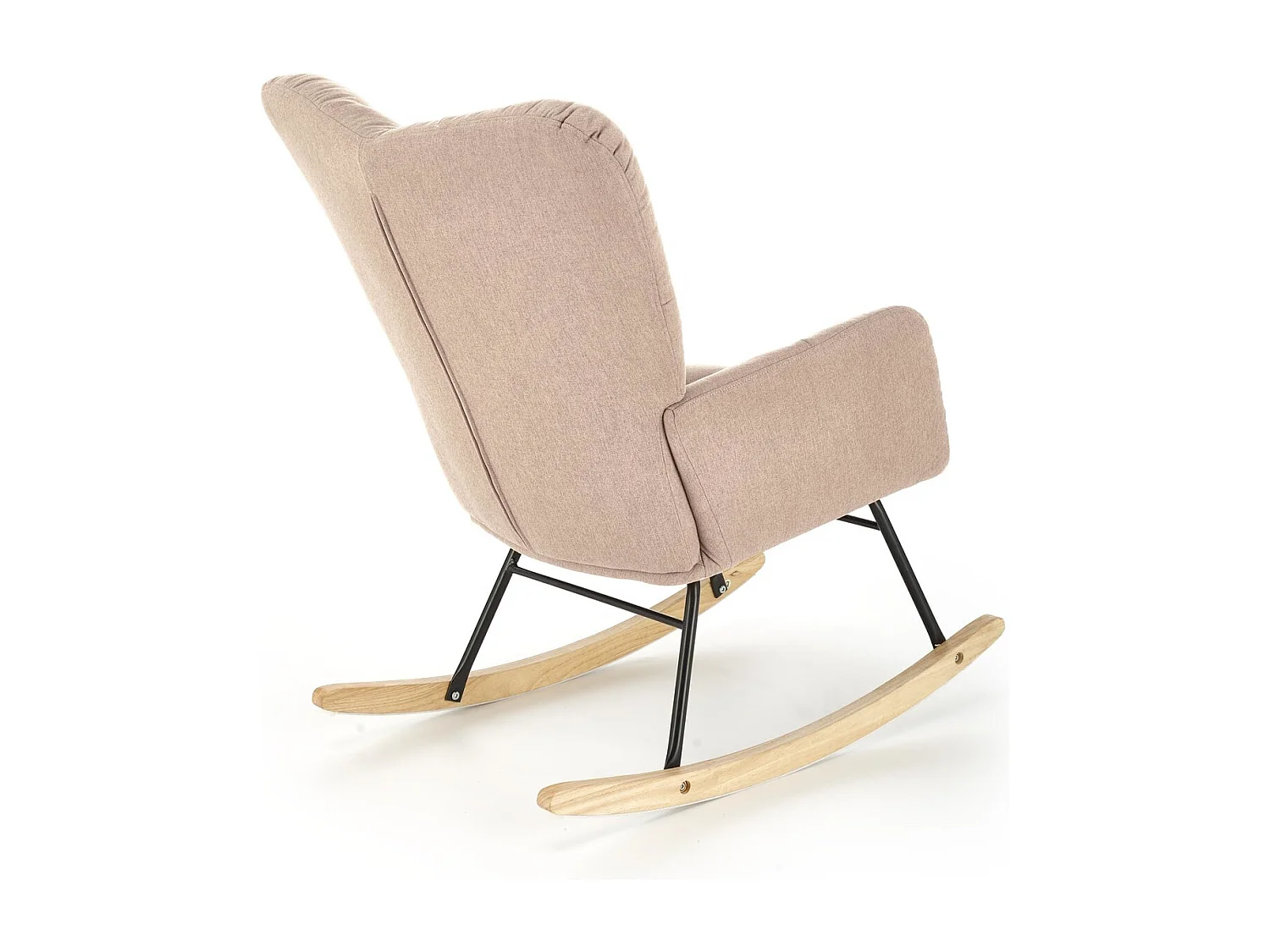 Schaukelstuhl Vasco/Stoffbezug/ Beige