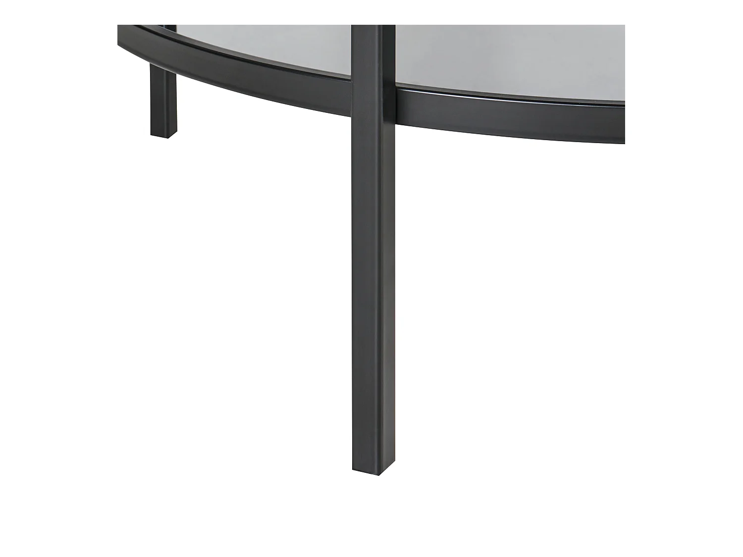 Table basse TELLAKA Verre de sécurité Noir