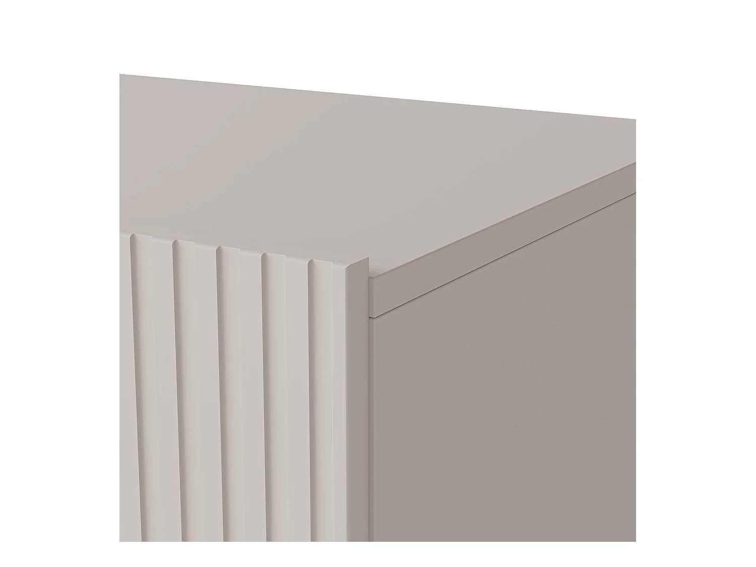 Sideboard Paxos-XL/Drehtüren/MDF/Grau