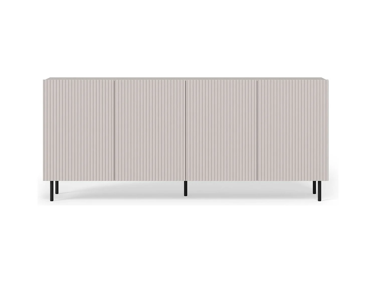 Sideboard Paxos-XL/Drehtüren/MDF/Grau