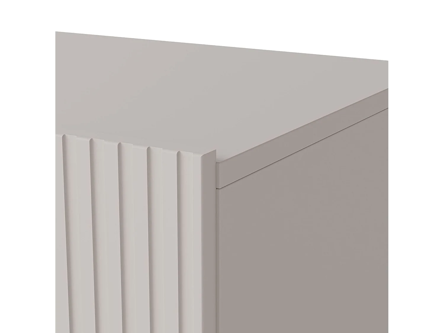 Sideboard Paxos-XL/Drehtüren/MDF/Grau