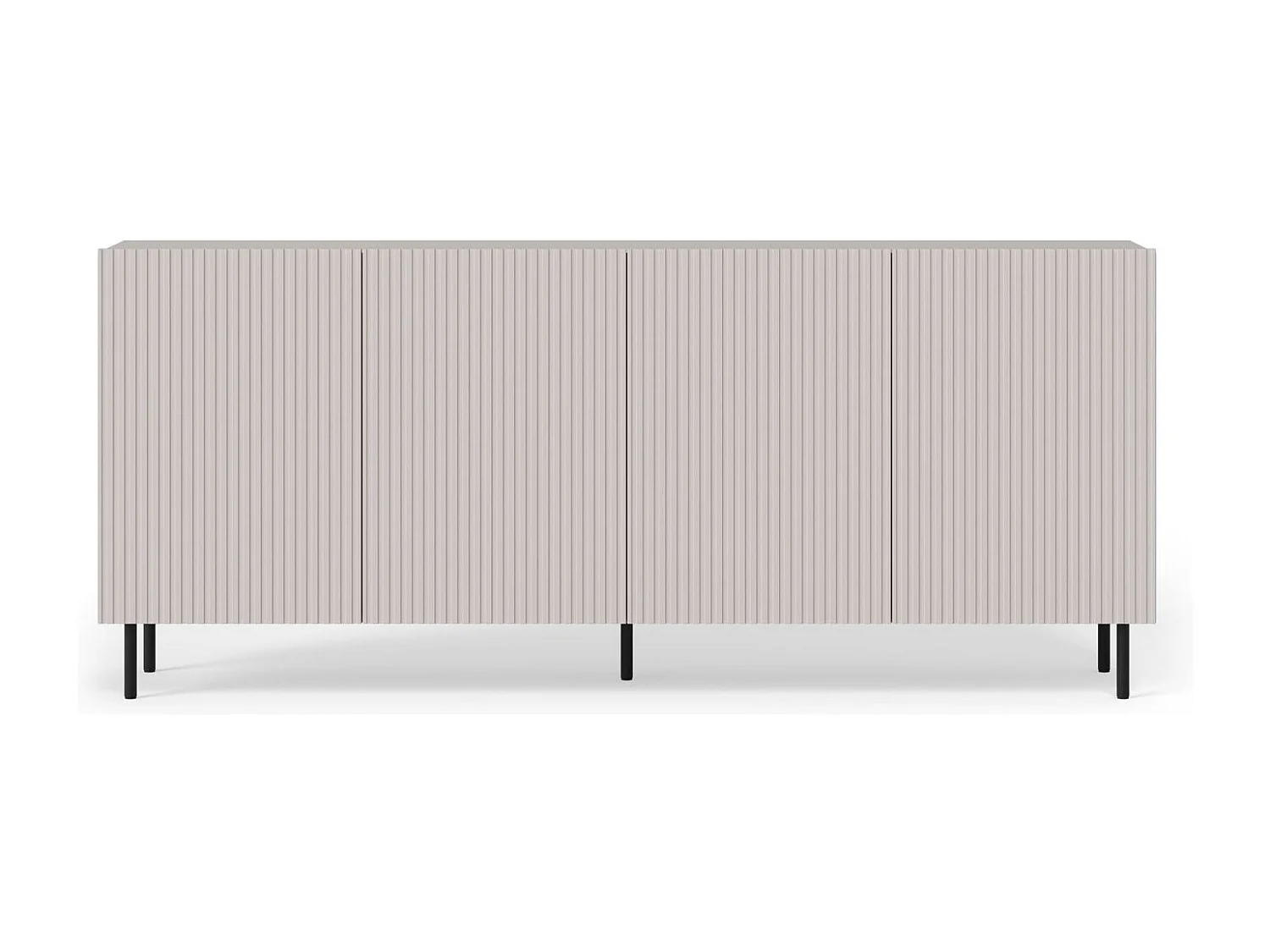Sideboard Paxos-XL/Drehtüren/MDF/Grau