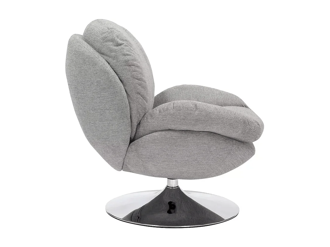 Poltroncina Brigitte/Tessuto/Grigio