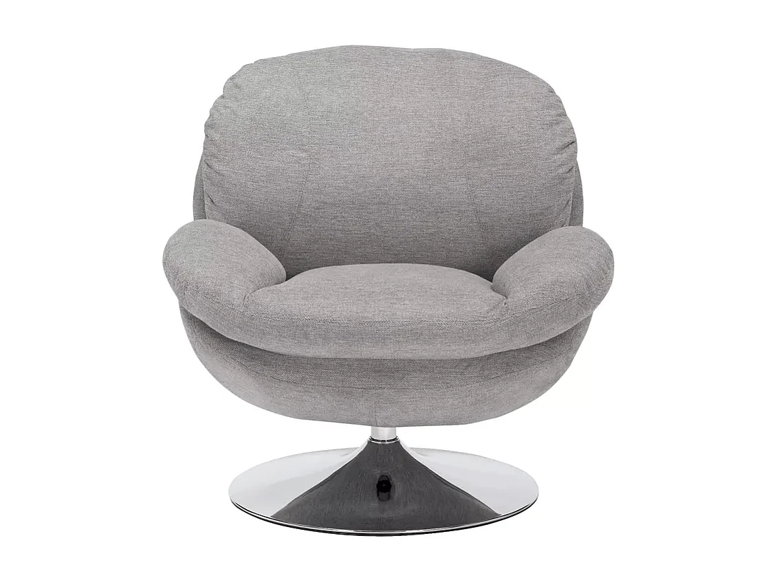 Poltroncina Brigitte/Tessuto/Grigio