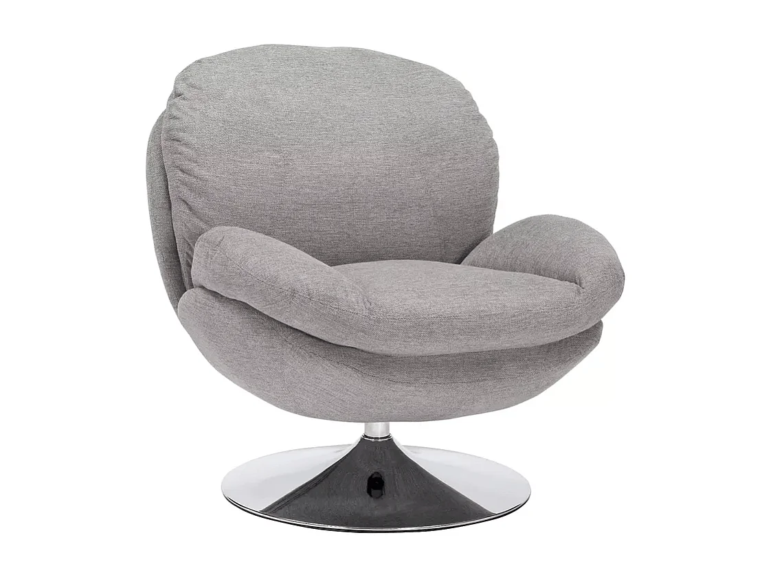 Poltroncina Brigitte/Tessuto/Grigio