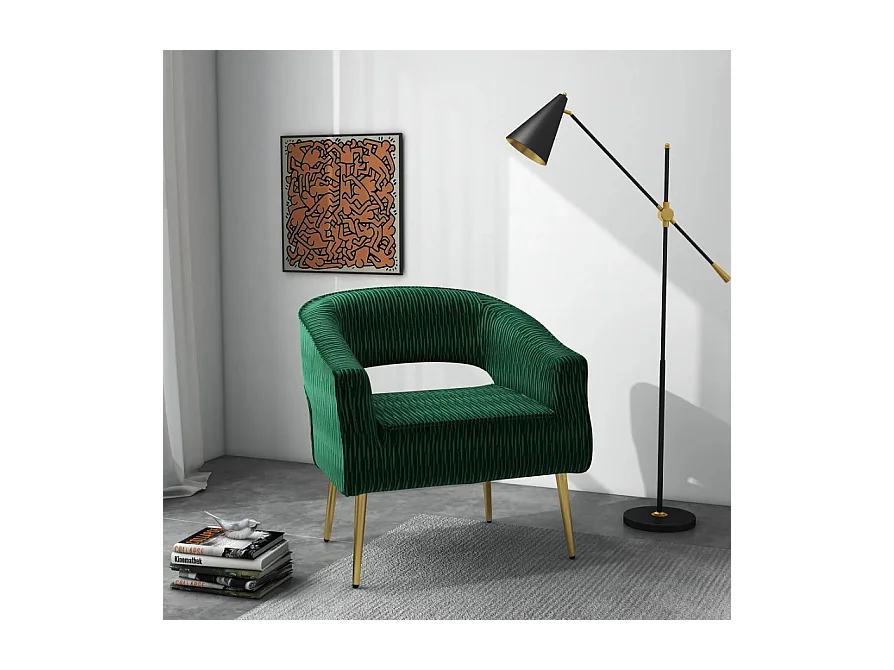 Relax Fauteuil Oven/Tissu/Vert