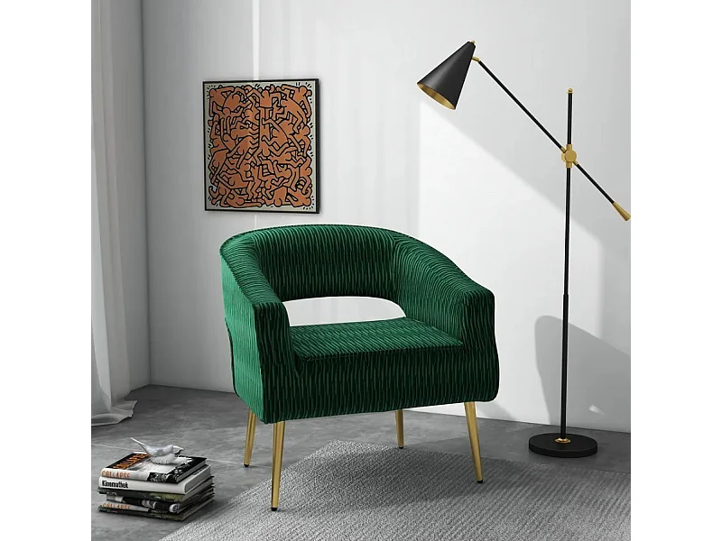 Relax Fauteuil Oven/Tissu/Vert