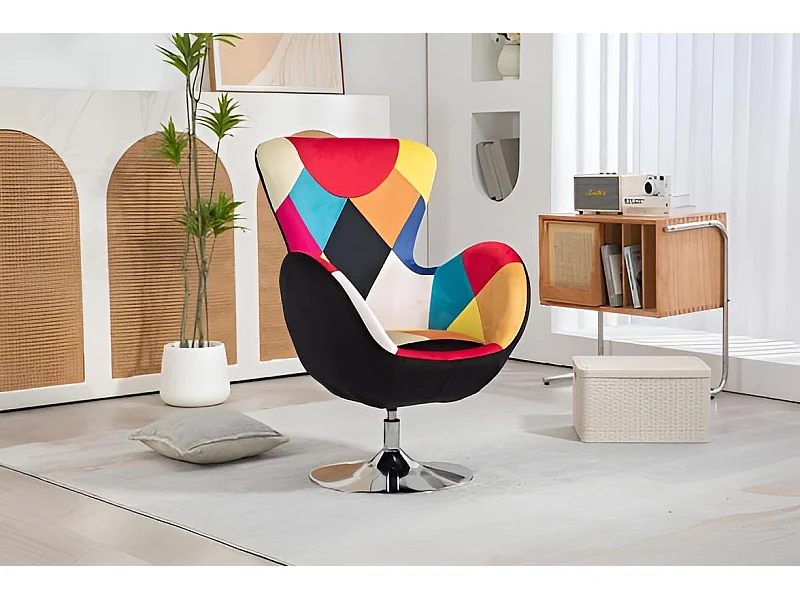 Relax Sessel Colors/Stoffbezug/Schwarz