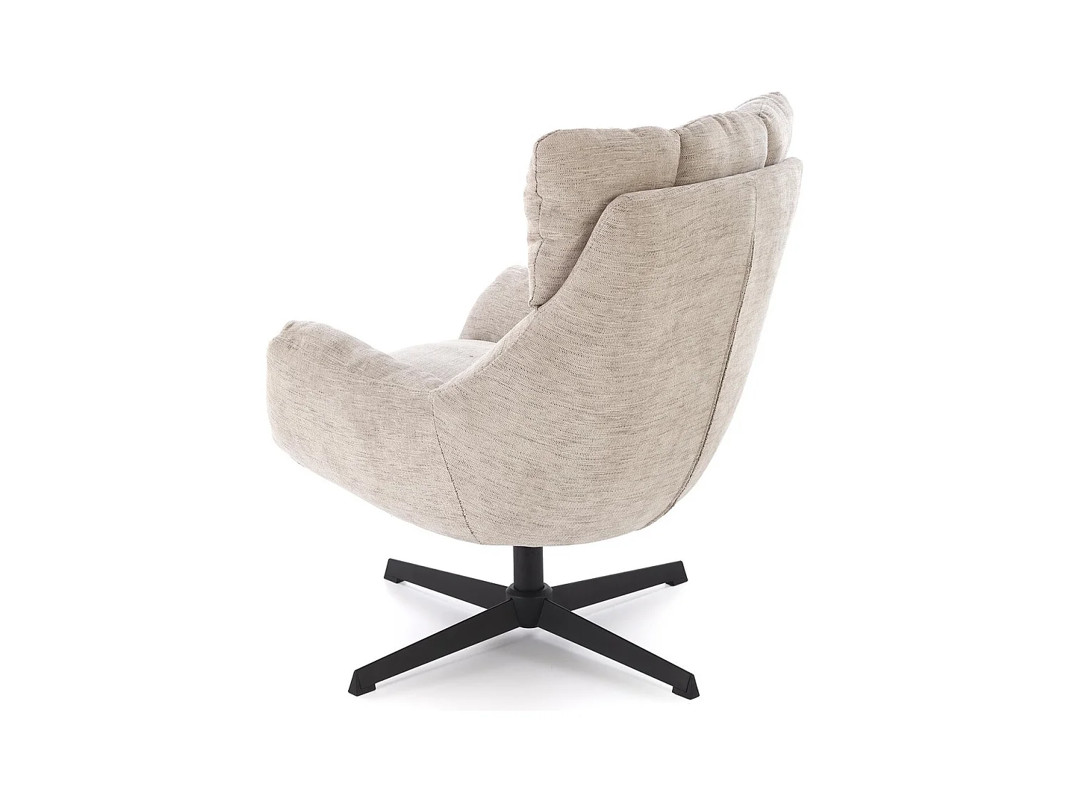 Fauteuil Lammo/fonction pivotante/Tissu/Beige