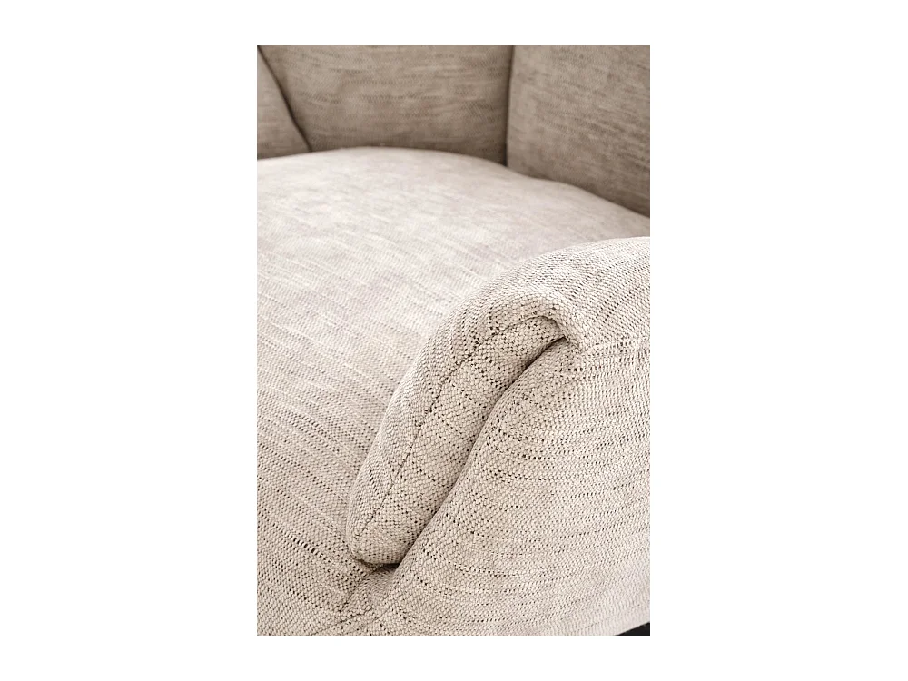 Fauteuil Lammo/fonction pivotante/Tissu/Beige