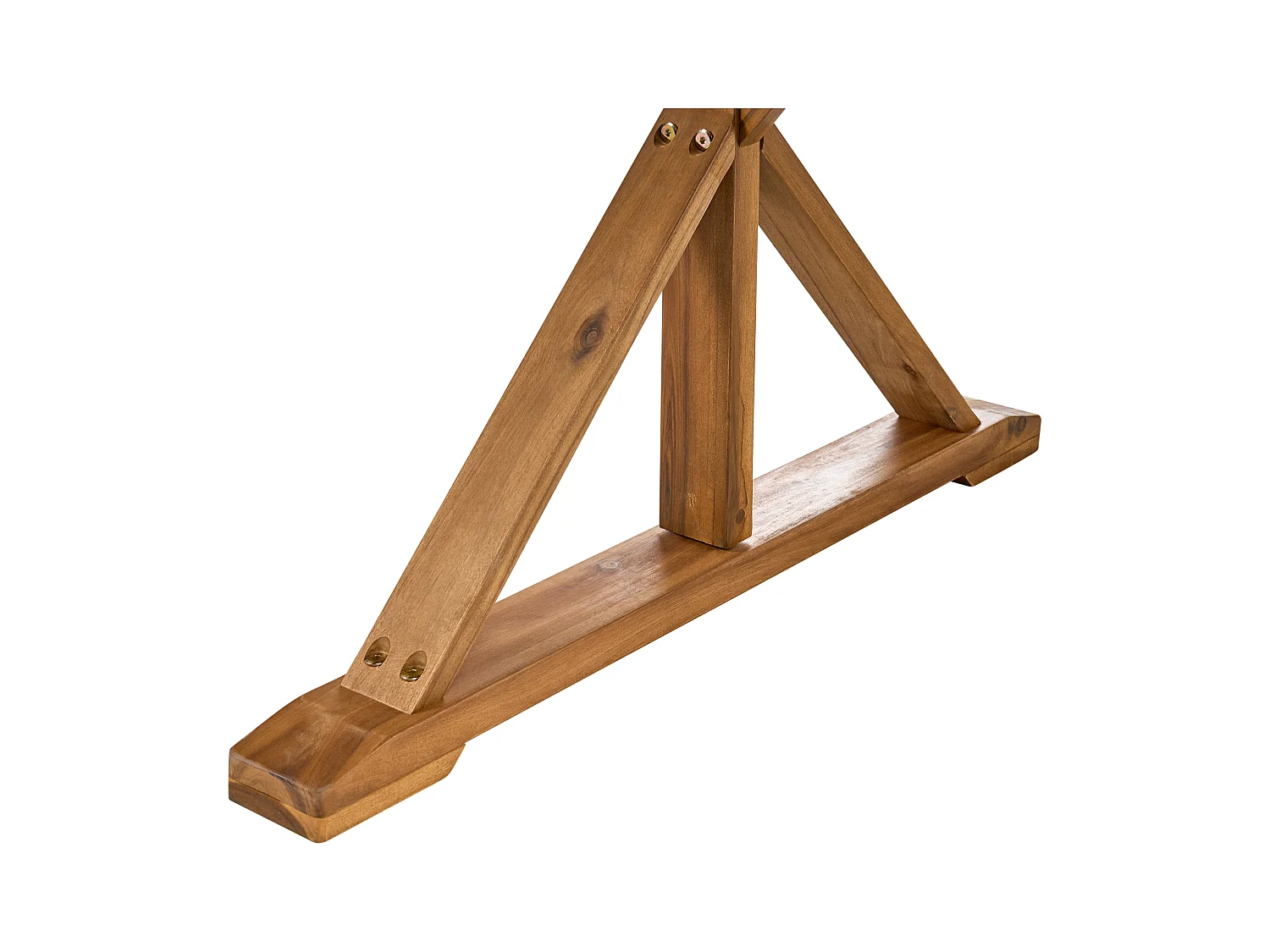 Table de salle à manger de jardin CALABRITTO 90 cm 180 cm Acacia Marron