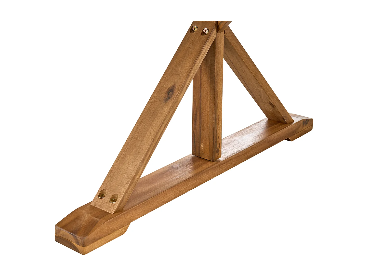 Table de salle à manger de jardin CALABRITTO 90 cm 180 cm Acacia Marron