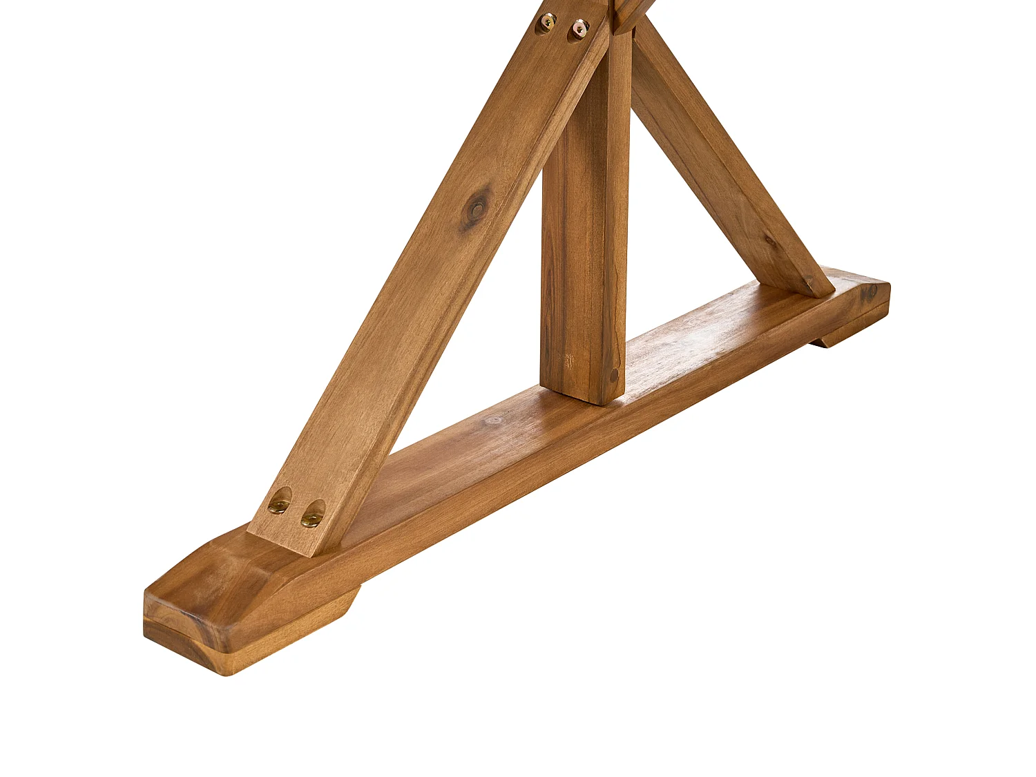 Table de salle à manger de jardin CALABRITTO 90 cm 180 cm Acacia Marron