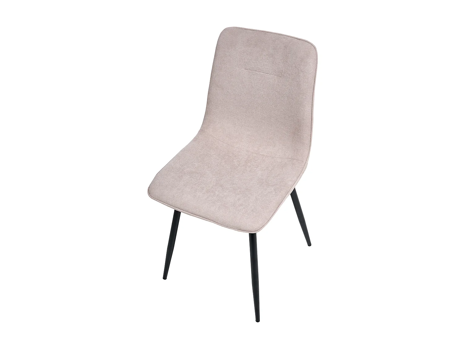 Lot de 4 chaises de salle à manger TUSCOLA Tissu Beige