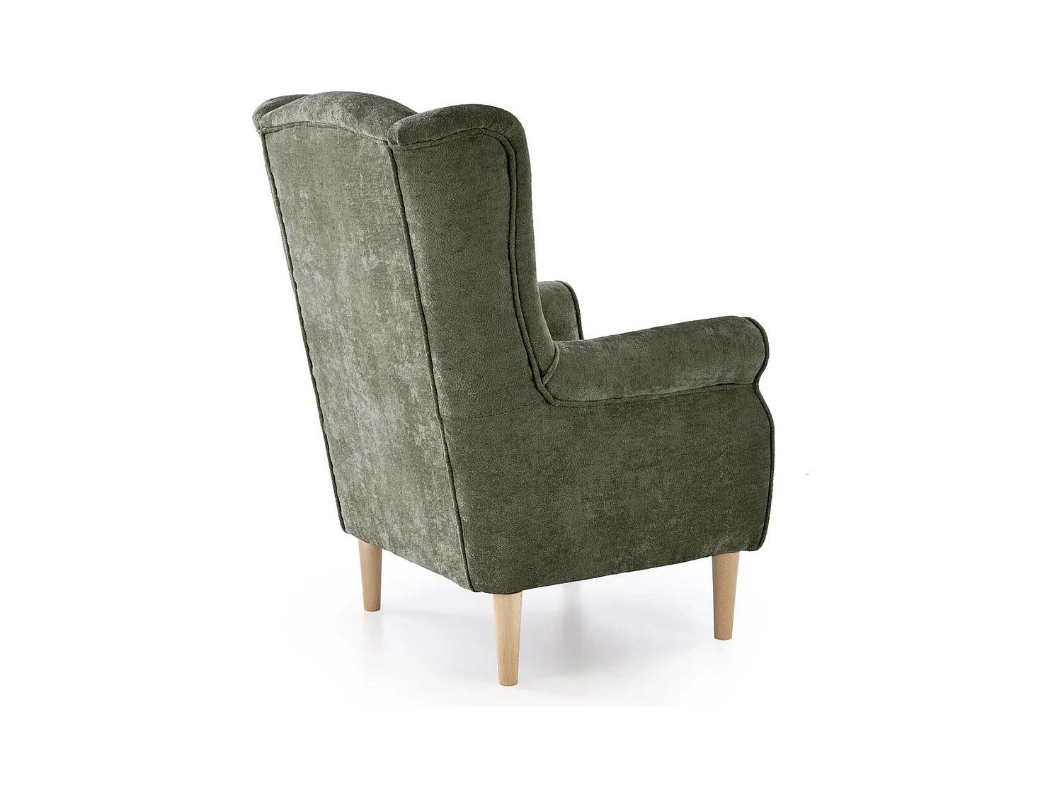 Poltrona Hernnes/rivestimento in tessuto/verde