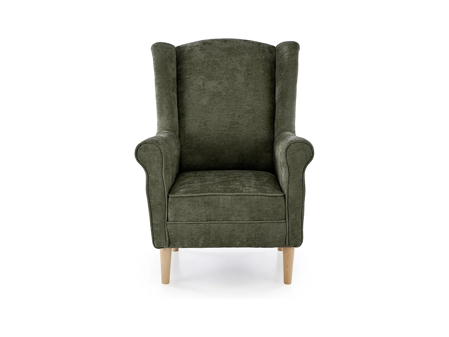 Poltrona Hernnes/rivestimento in tessuto/verde