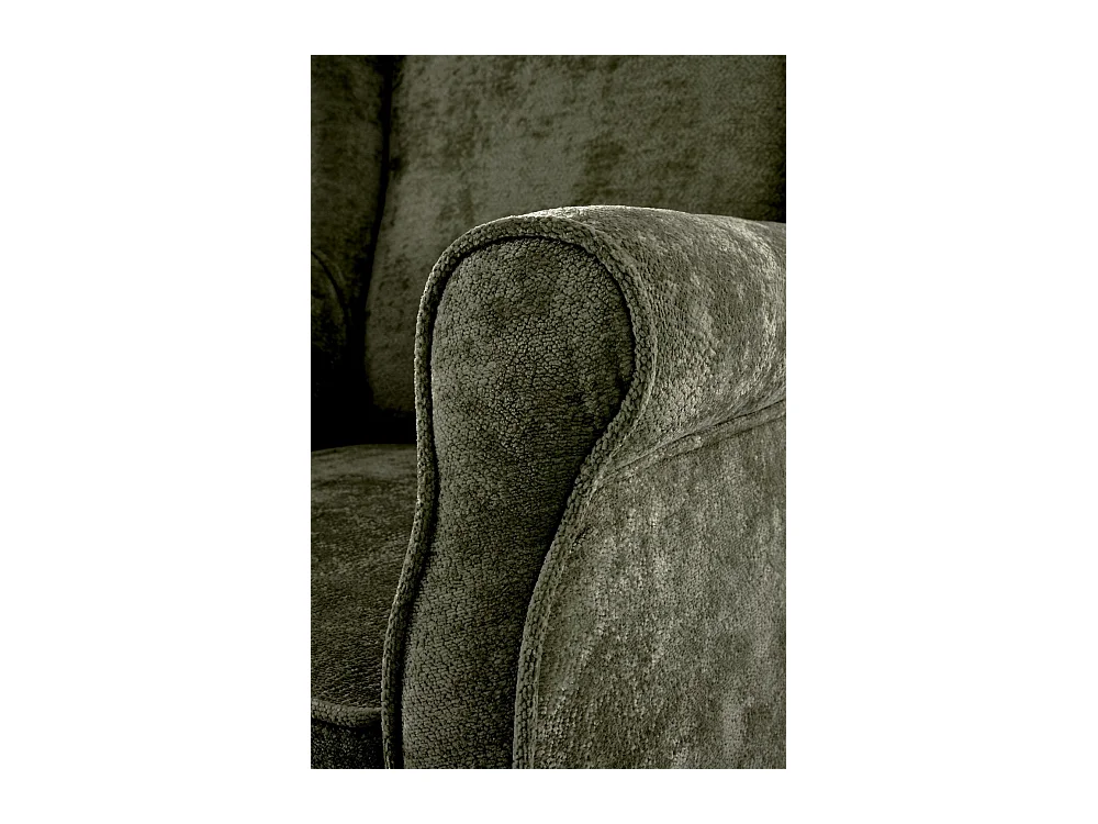 Poltrona Hernnes/rivestimento in tessuto/verde