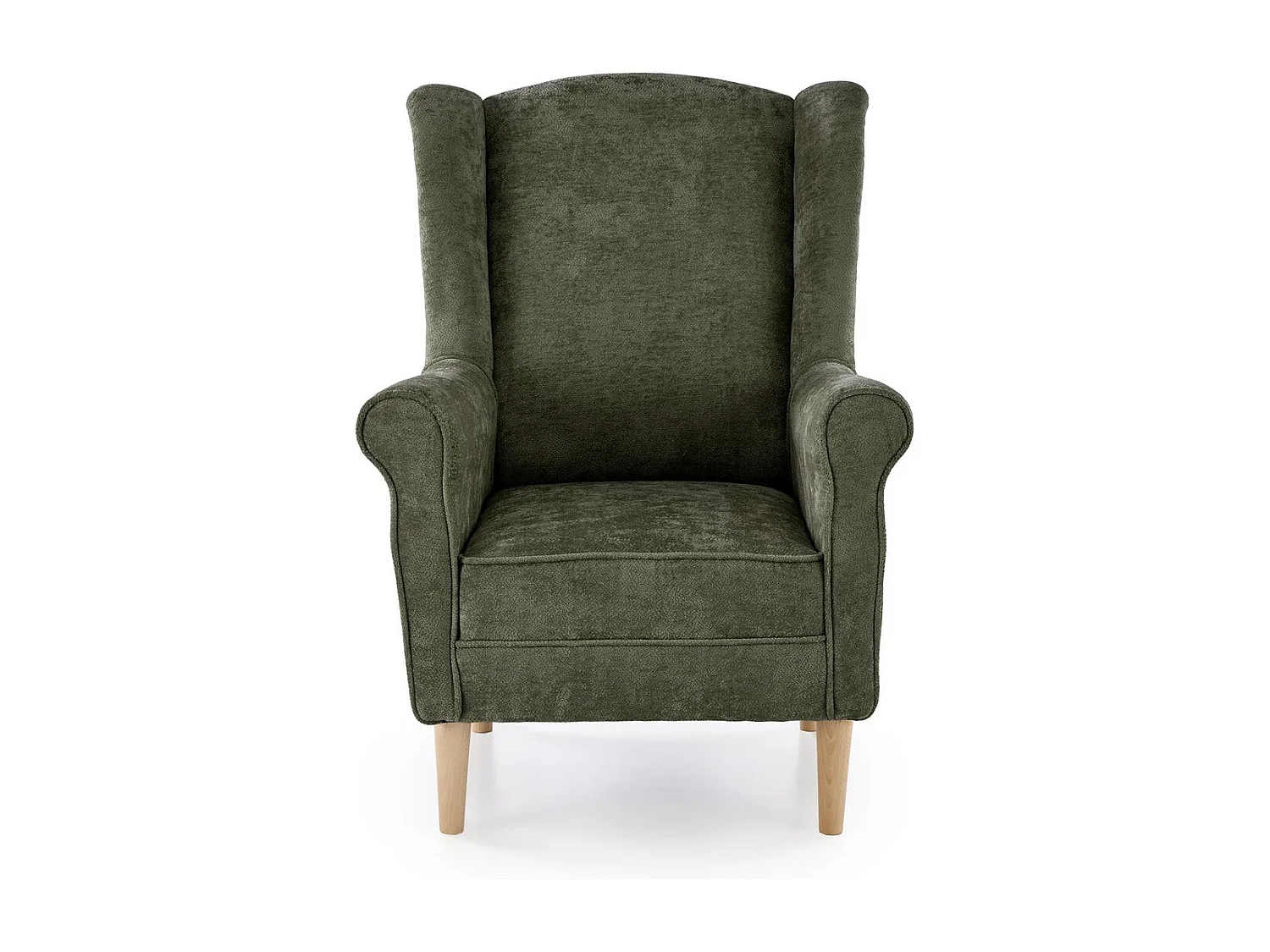 Poltrona Hernnes/rivestimento in tessuto/verde