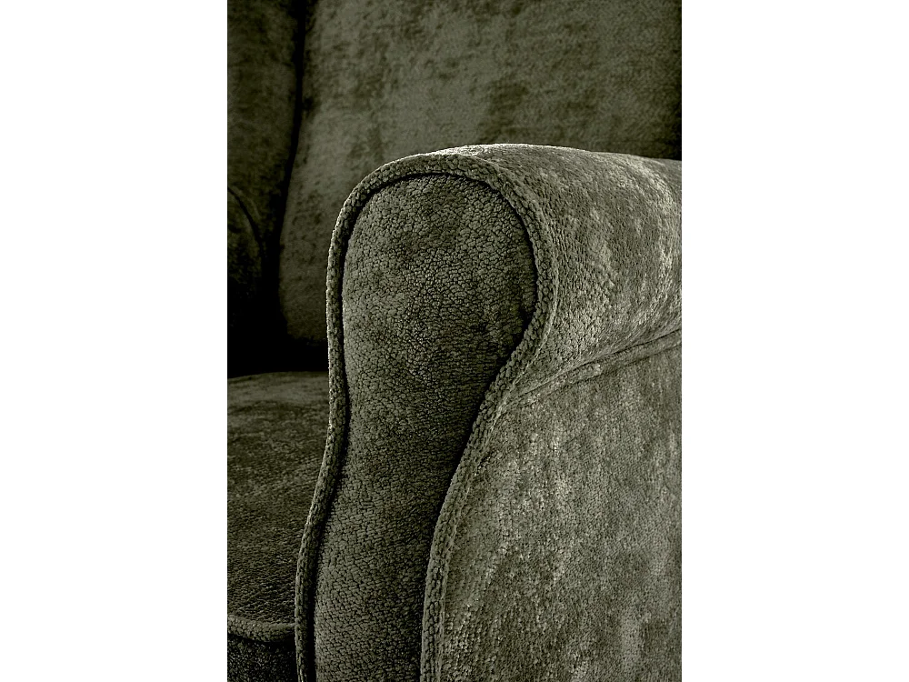 Poltrona Hernnes/rivestimento in tessuto/verde