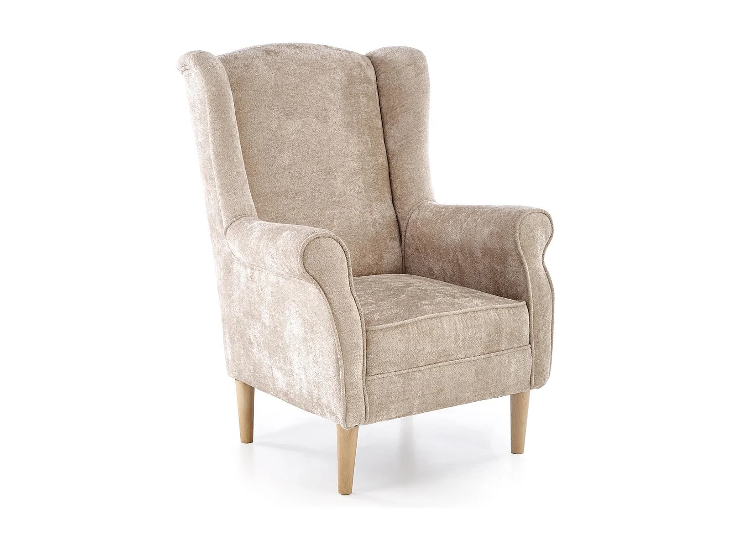 Poltrona Hernnes/rivestimento in tessuto/beige