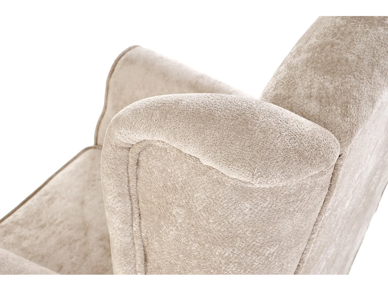 Poltrona Hernnes/rivestimento in tessuto/beige