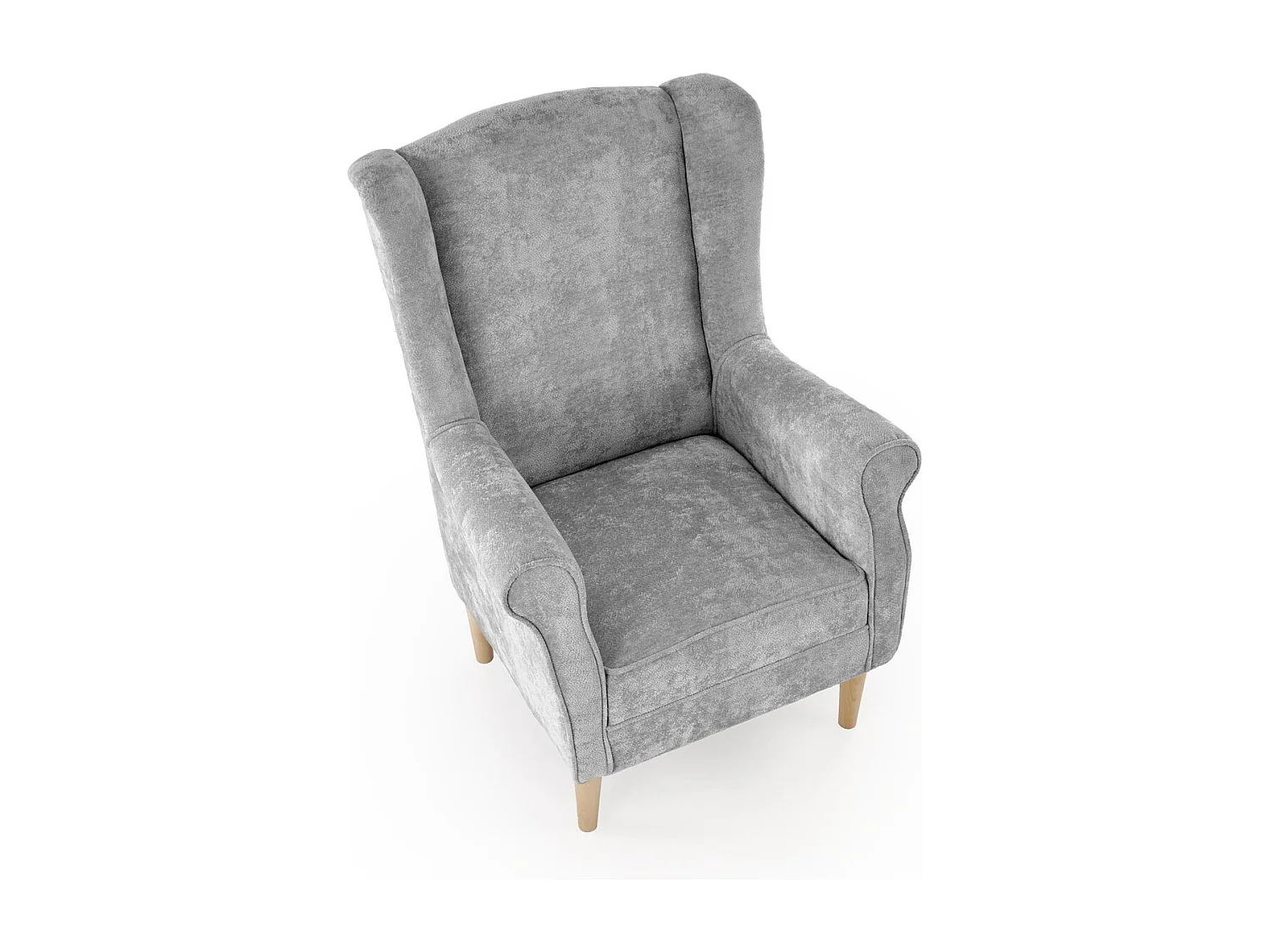 Poltrona Hernnes/rivestimento in tessuto/grigio