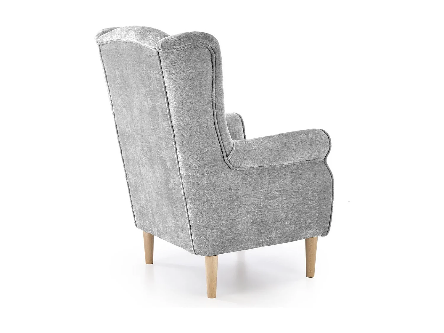 Poltrona Hernnes/rivestimento in tessuto/grigio