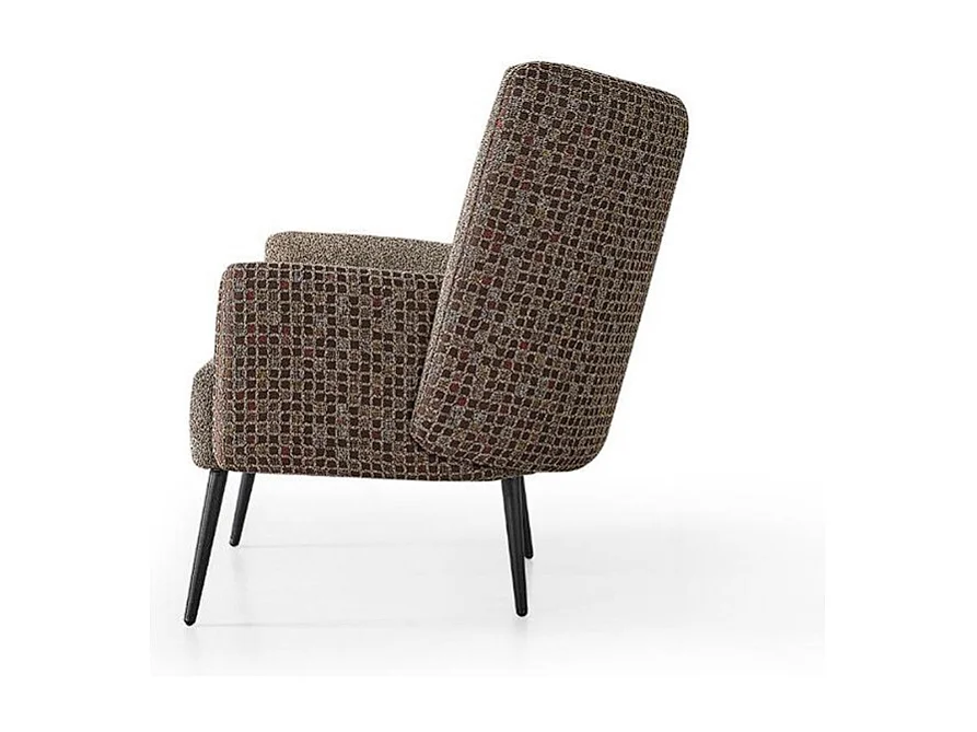 Jessy (Set 3+3+1)/Stoffbezug/Braun