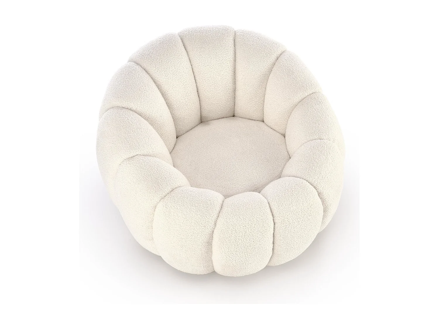 Sessel  Gaspar/Stoffbezug-Bouclé/ Beige