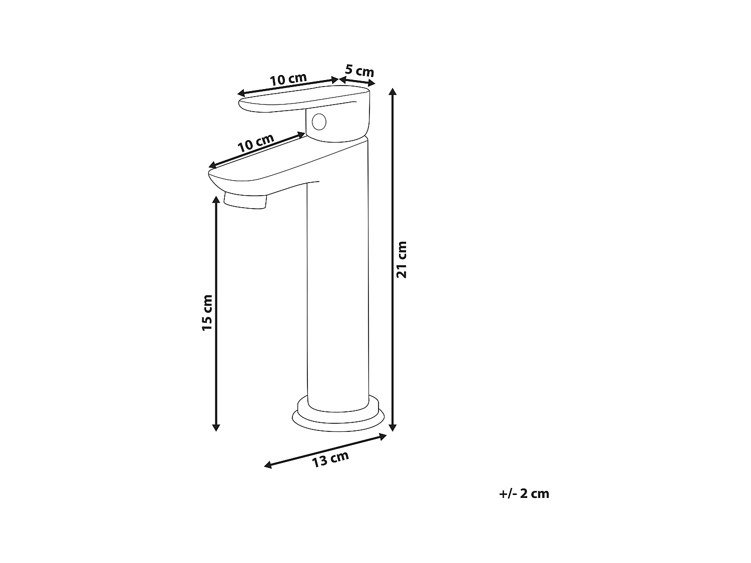 Robinet de lavabo CHIMBOTE Laiton Doré