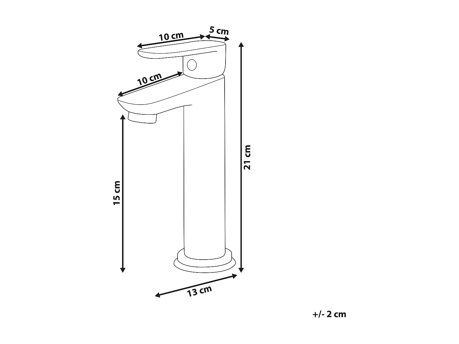 Robinet de lavabo CHIMBOTE Laiton Doré