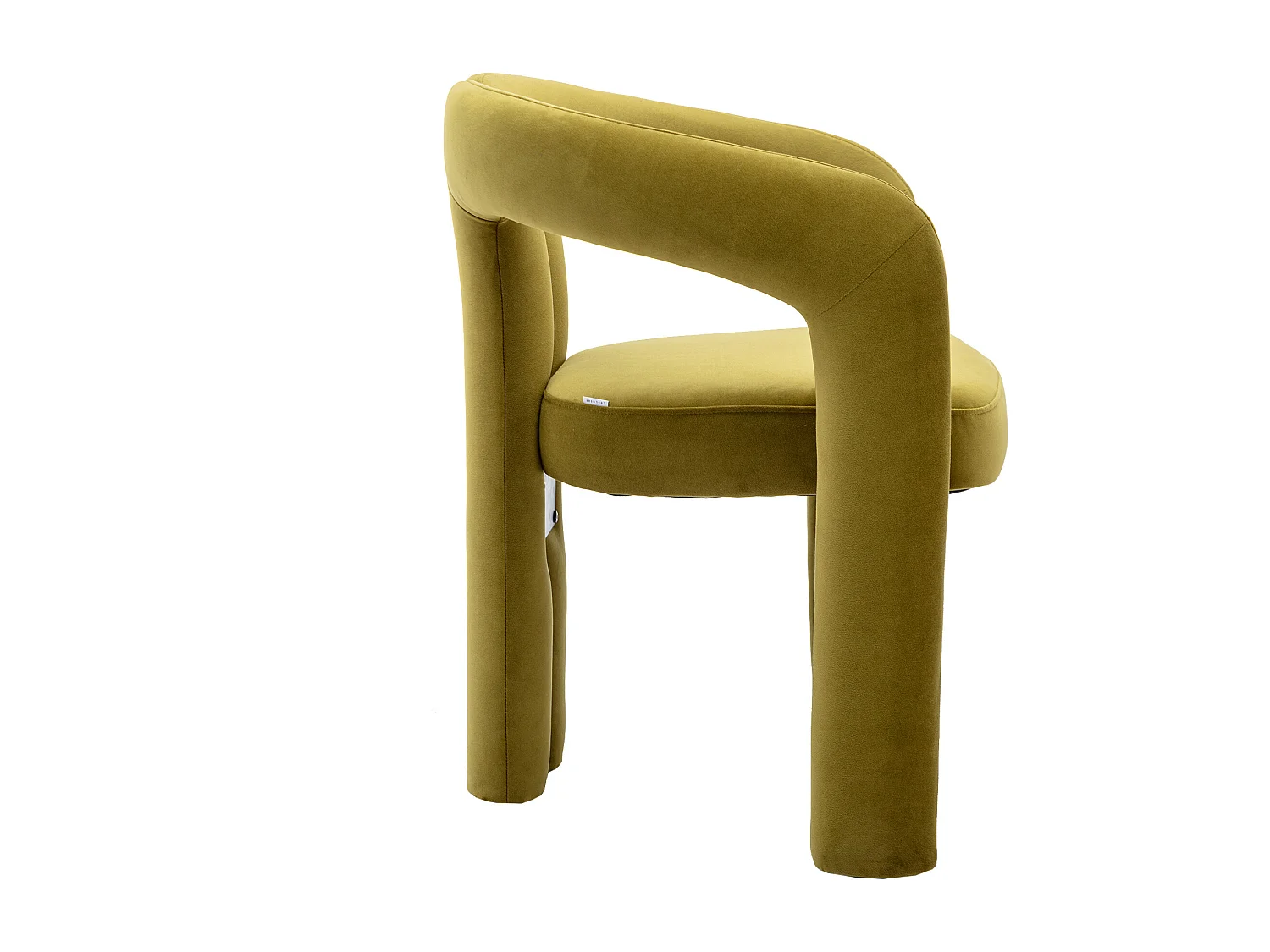 Lot de 2 chaises de salle à manger - velours olive - avec accoudoirs - pour chambre et salon