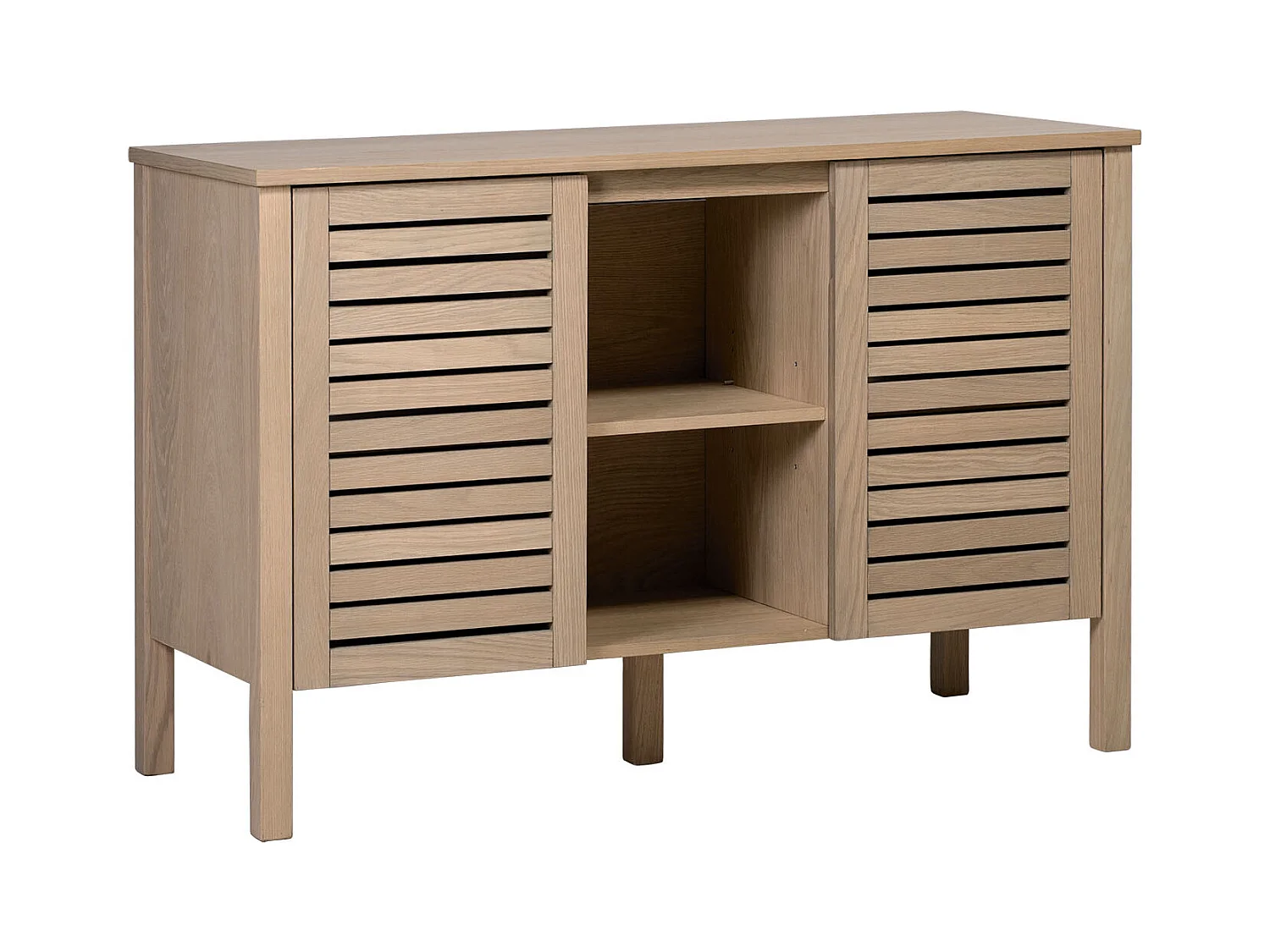 Basque Doppelschrank L.120 x H.78 x T.50 cm Azzura Eichenfurnier