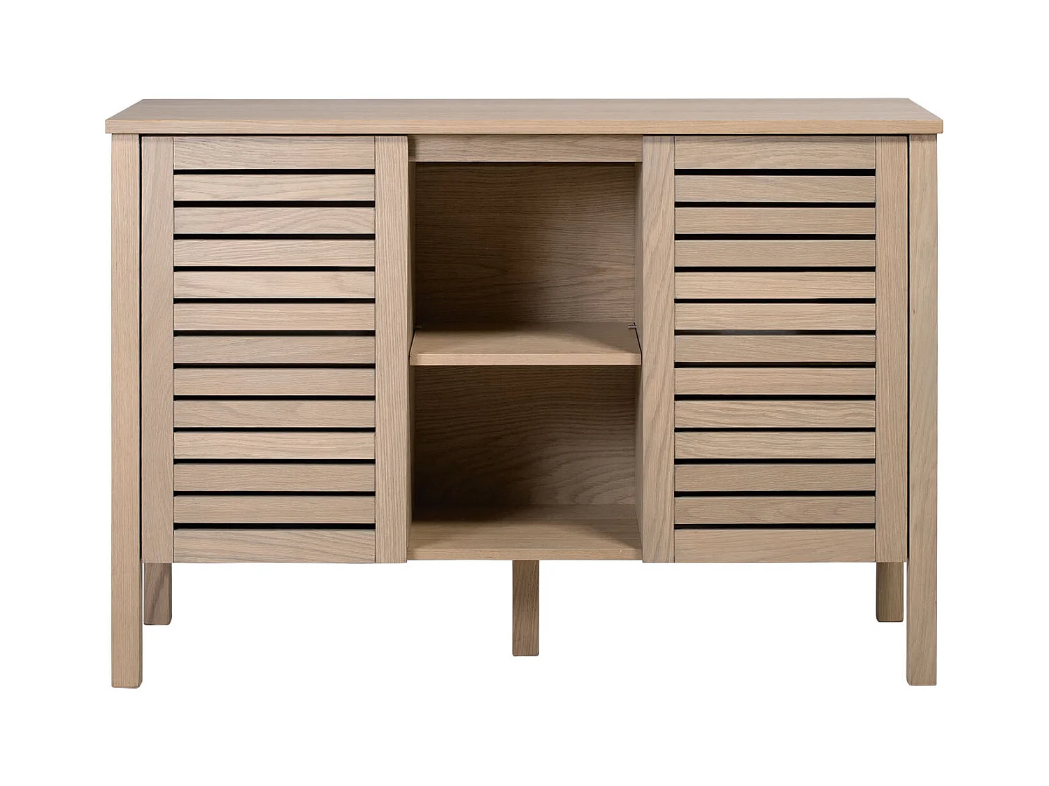 Basque Doppelschrank L.120 x H.78 x T.50 cm Azzura Eichenfurnier