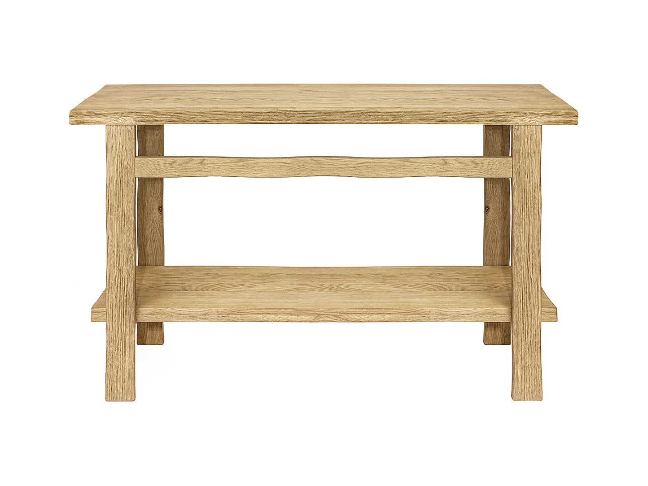 Mueble de baño OFICIO L.140 x H.78 x P.50 cm roble macizo antiguo